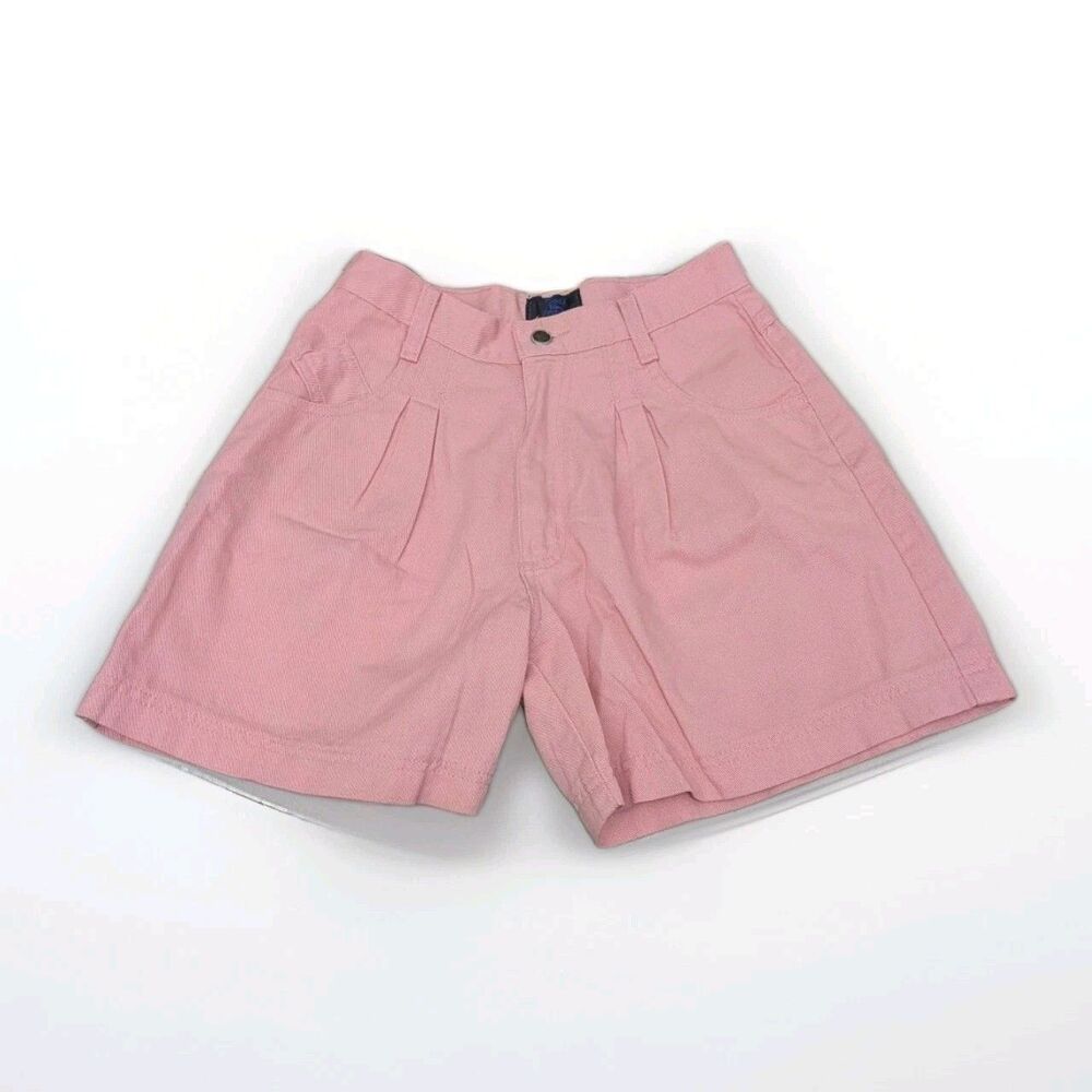 Vintage Y2K Denim Mom Shorts Pink Code Bleu High Rise Denim Women’s Size 7